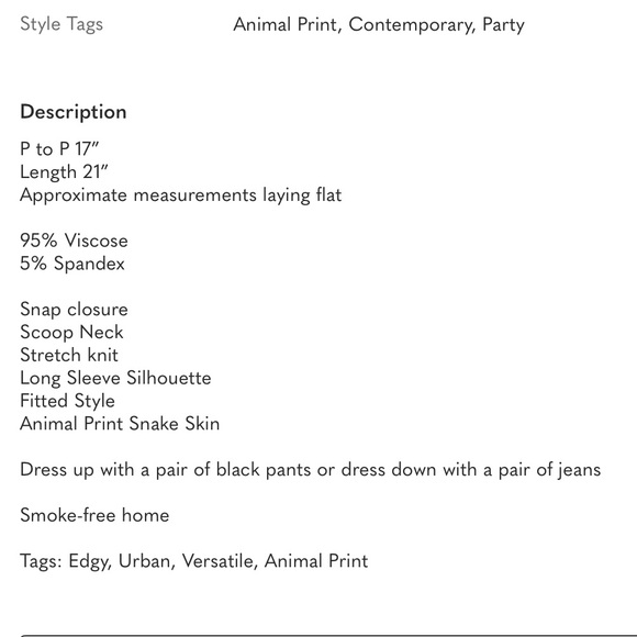 Free People Intimately Body Suit Large P2P 17”. Viscose Spandex Snake Skin - Picture 4 of 12